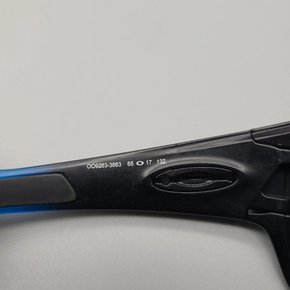 Oakley Turbine Sunglasses OO9263-3663 Matte Black Blue Mirror Sport Frame Only